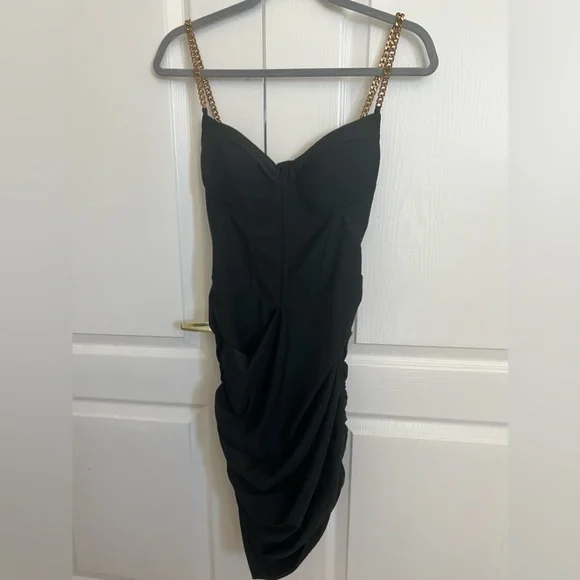 green emerald velvet dress Black One Shoulder Maxi Dress main image 1